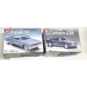Vintage AMT Ertl Chevy Model Kit Lot Camaro Z28 Impala SS 1:25 Unbuilt
